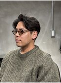 七三ビジネスパーマスタイル