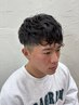 【Ryusei指名　男性限定】カット＋ケアクリームパーマ30%OFF
