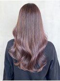 ロング美髪顔周りレイヤーくびれヘア_ba396431