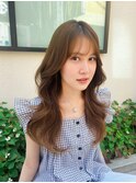 似合わせ前髪◎レイヤーカット・透明感ベージュおおたかの森