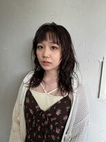 ヘアー バトン(hair vaton) オン眉パーマ