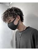 メンズ波巻きツイストスパイラルパーマ