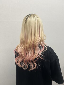 オーシー 四ツ井店(O'sea) インナーカラーピンク