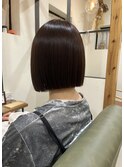 切りっぱなしボブ