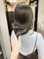 エトラ 渋谷店(etora)&nbsp;渋谷×レイヤーカット×オリーブグレージュ