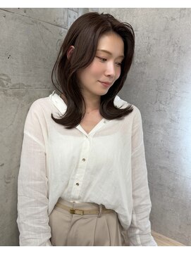 アロ 梅田(alo) 【藤田真由】大人ミディアムレイヤー