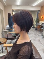 ソルバイシーループユナイテッド(soru by C-LOOP UNITED)&nbsp;大人美人丸みショートボブ白髪ぼかしハイライト川崎20代30代40代