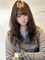 エルバイラビス 大宮(elu by lovis) 《鈴木茉奈》レイヤーカット/オリーブブラウン/大宮