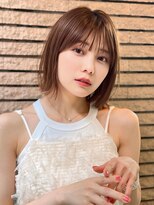 アグ ヘアー イコール 新小岩店(Agu hair equal)&nbsp;《Agu hair》顎ライン外ハネボブ×numberA.ケアオイルスリーク