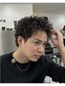 【流行の】カット＋スパイキーパーマ ￥9900（和歌山/メンズサロン）
