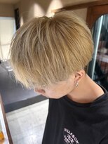 ウォルト(walt) 栄 メンズ ミルクティーベージュ 束感ショート