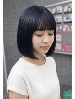 アッシュ 川崎店(Ash)&nbsp;ネイビーブラック　ボブ