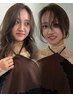 【平日限定】yurina指名　小顔見えカット＋カラー＋トリートメント