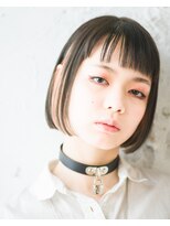ブルー ヘアーメイク(Blue Hair Make)&nbsp;カーキブラウン＋サーモンピンクのセクションカラー