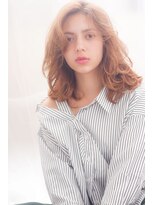 アドラーブル 松崎店(adorable) 【adorable】外国人風♪ルーズウェーブ×崩しバングで小顔♪