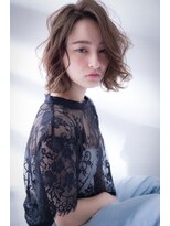 ヘアーメイク ブランニュー 東生駒店(hair make Brand new) 【透明感グレージュカラー】シアーグレージュ＋ゆるふわカール