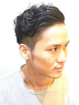 スウェル 千葉店(Swell) くせ毛風パーマツーブロックアップバングショート