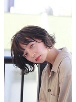 フラミューム 相模大野店(flammeum)&nbsp;波ウェーブショートボブ