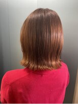 ジーナ 新宿(Zina)&nbsp;外ハネボブ×コーラルカラー