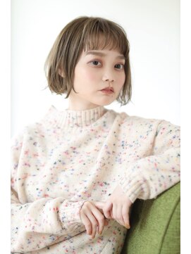 ヘアリゾート粋 ドゥオ 新宿南口店(dua) ヘアリゾート粋dua新宿南口/黒田麻実子《大人可愛い無造作ボブ》