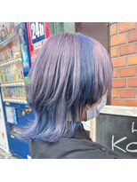 ヘアアトリエコモノ(hair l'atelier KoMoNo) 【2bleach】派手髪Design color！NEOウルフカラー