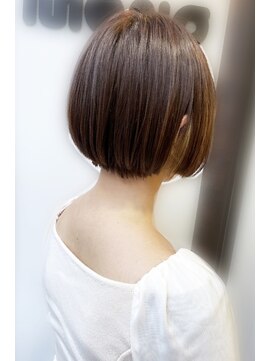 ニット 銀座(knit) 《knit銀座》大人可愛い20代30代40代ショートボブ丸み前下がり