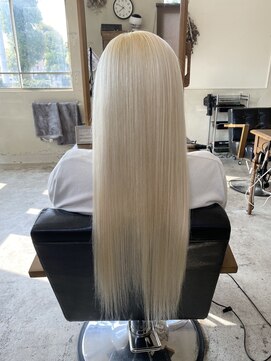 ボアップ 新居浜店(boappu) #ホワイト #ベージュ #ケアブリーチ #カラー #ハイトーン