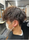 ツイストスパイラルパーマ マッシュ 葛西メンズ かさい