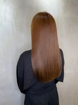 アンダーバーホワイトモデ 河内長野(_WHITE mode)&nbsp;30代40代髪質改善ライトブラウン艶感ストレート透明感赤み消し