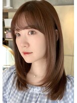 ティア(Tia.)&nbsp;（ミディアム/縮毛矯正/髪質改善/トリートメント/グレージュ）