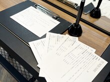 カルテ作成♪せっかくの施術履歴はしっかり残し、次回も安 心してご来店いただけます！