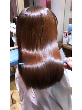 アヴァンス 天王寺店(AVANCE.) 髪質改善×オレンジブラウン