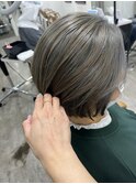白髪ぼかしダブルカラー脱白髪染め¥16500