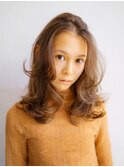 レイヤー×ワンカールのロングスタイル 3