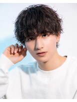 オーシャントーキョー 渋谷神南(OCEAN TOKYO)&nbsp;ツーブロック波巻きマッシュ