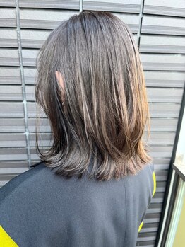 ノル(nol hair&spa)の写真/出始めの気になる白髪に◆頭皮のヒリヒリも気にならない《頭皮プロテクト》で生涯続けられる艶やかなカラー