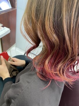 アース 西千葉店(HAIR&MAKE EARTH) インナーレッド