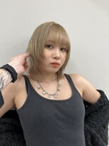 ロンドソレイユ 池袋(Lond soleil) ボブ/前髪カット/レイヤーカット×ケアブリーチ/デザインカラー