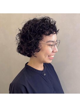 アンドワン 自由が丘(&ONE) くるくるパーマ×ボブ