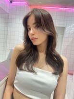 ロンドルーチェ 心斎橋(Lond luce)&nbsp;大人ガーリー×ミディアムレイヤーカット【心斎橋/髪質改善】