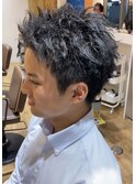 【ビジネスツイスト】スパイキーショート ツイストパーマ 仙石