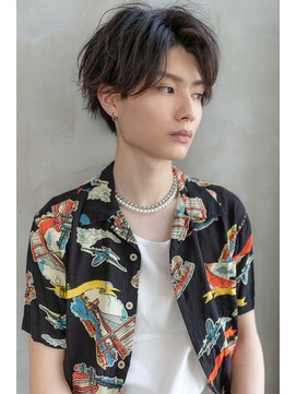 エフエム 渋谷(FM) アッシュブラック/マッシュパーマ/刈り上げ/ツーブロック