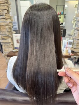 リー 甲子園(Lee) 艶ダークアッシュカラー