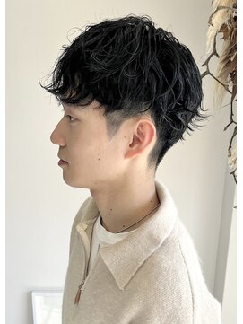 ネクストフォーヘアー(NEXT for hair) スパイラルパーマ　シャドウパーマ　刈り上げマッシュ