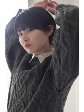 モアナ バイ ラナ 甚目寺店(MoanA BY LANA) 韓国風/透明感カラー/オリーブベージュ/ぱっつん前髪/小顔カット