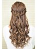 ヘアセット　パールヘアアクセサリー付き