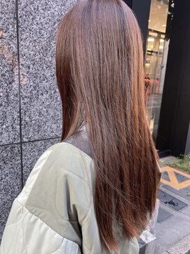 ロータス ヘアデザイン(LOTUS hair design.) ラベンダーカラー　ロング