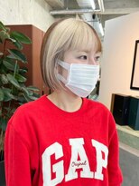 ノエ(noe) ミニボブ/オリーブグレージュ/20代30代mk66