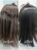 細い髪#膨らむくせ毛#グレイヘアー縮毛矯正#スピエラ縮毛矯正