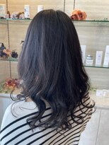 グランデュール 東静岡池田店(GRANDEUR)&nbsp;ミルクティーベージュダブルカラーケアミディアムボブパーマ